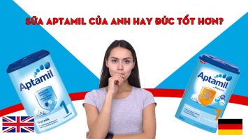 Bé uống sữa Aptamil của Anh hay Đức tốt hơn?