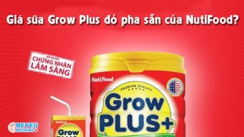 Giá sữa Grow Plus đỏ pha sẵn của NutiFood? Nên mua ở đâu?