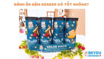 Giải đáp câu hỏi bánh ăn dặm Gerber có tốt không?
