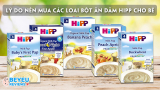 Lý do nên mua các loại bột ăn dặm Hipp cho bé 4 tháng tuổi