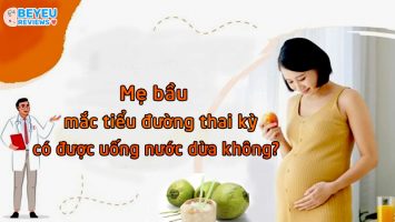 Mẹ bầu mắc tiểu đường thai kỳ có được uống nước dừa không?
