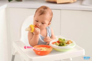 Có nên mua túi nhai ăn dặm cho bé tập nhai không?
